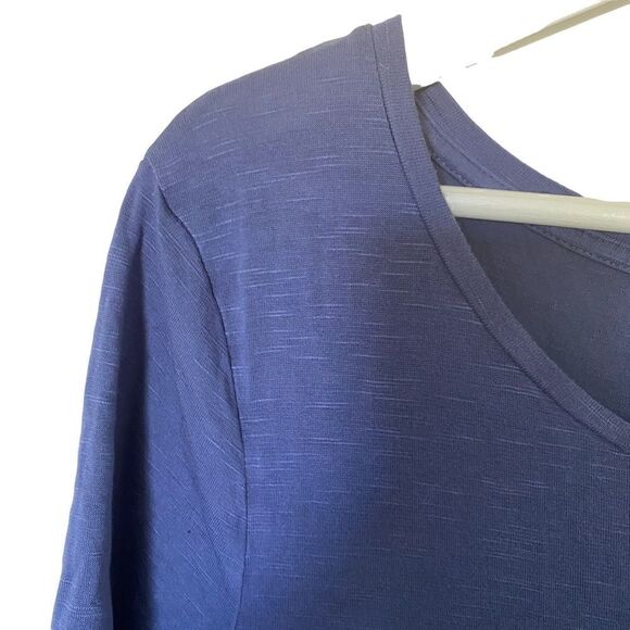 Old Navy Large blue short sleeve stretch - Picture 3 of 5